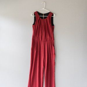 NWT Robert Rodriguez Red Jumpsuit with Pockets